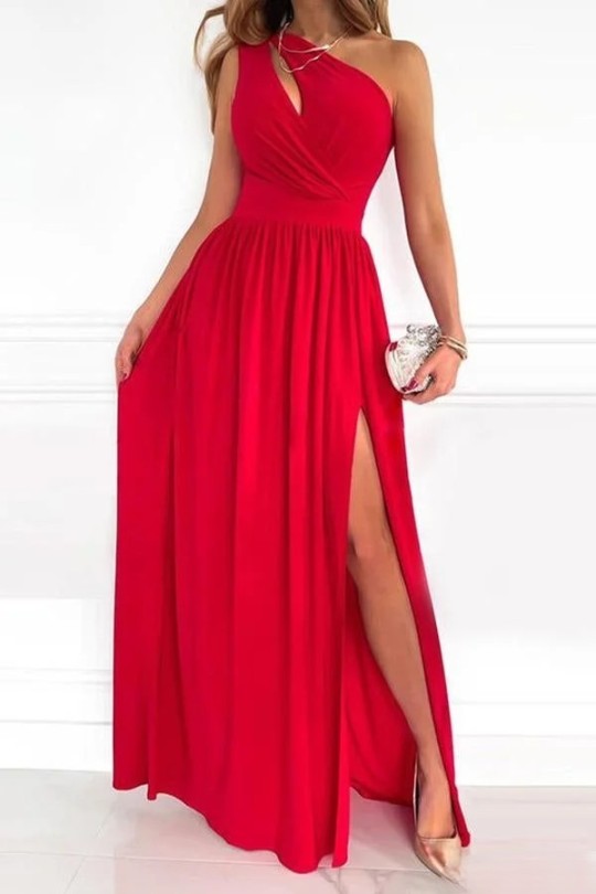 Yesha - Elegancka Asymetryczna Suknia Wieczorowa