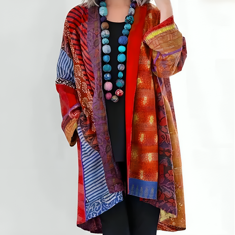 Sarah - Boho-Kimono z nadrukiem dla kobiet