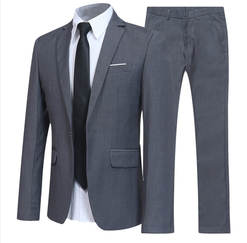 Brent - Stylowy Slim-Fit Garnitur dla Panów