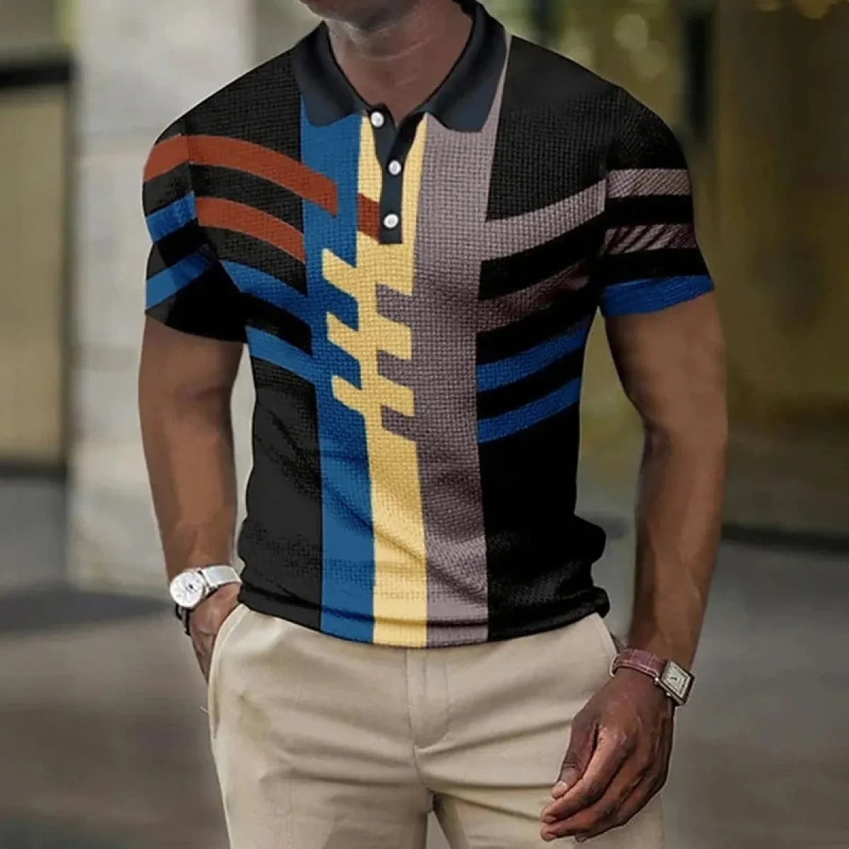 Danzel - Koszula Button-Up Vintage Uniwersalna na Każdą Okazję