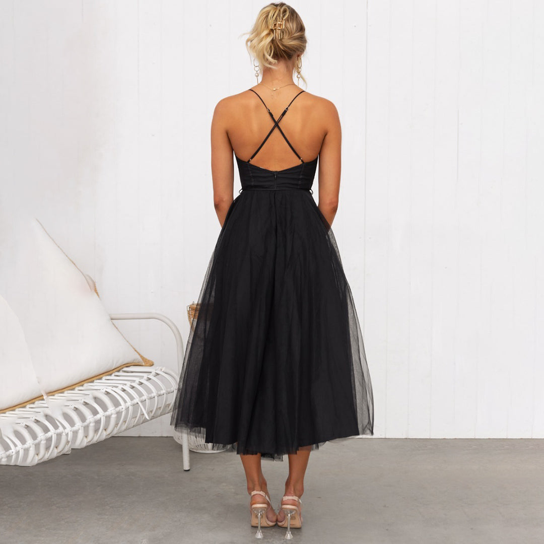 Franca – Elegancka sukienka midi o klasycznym kroju