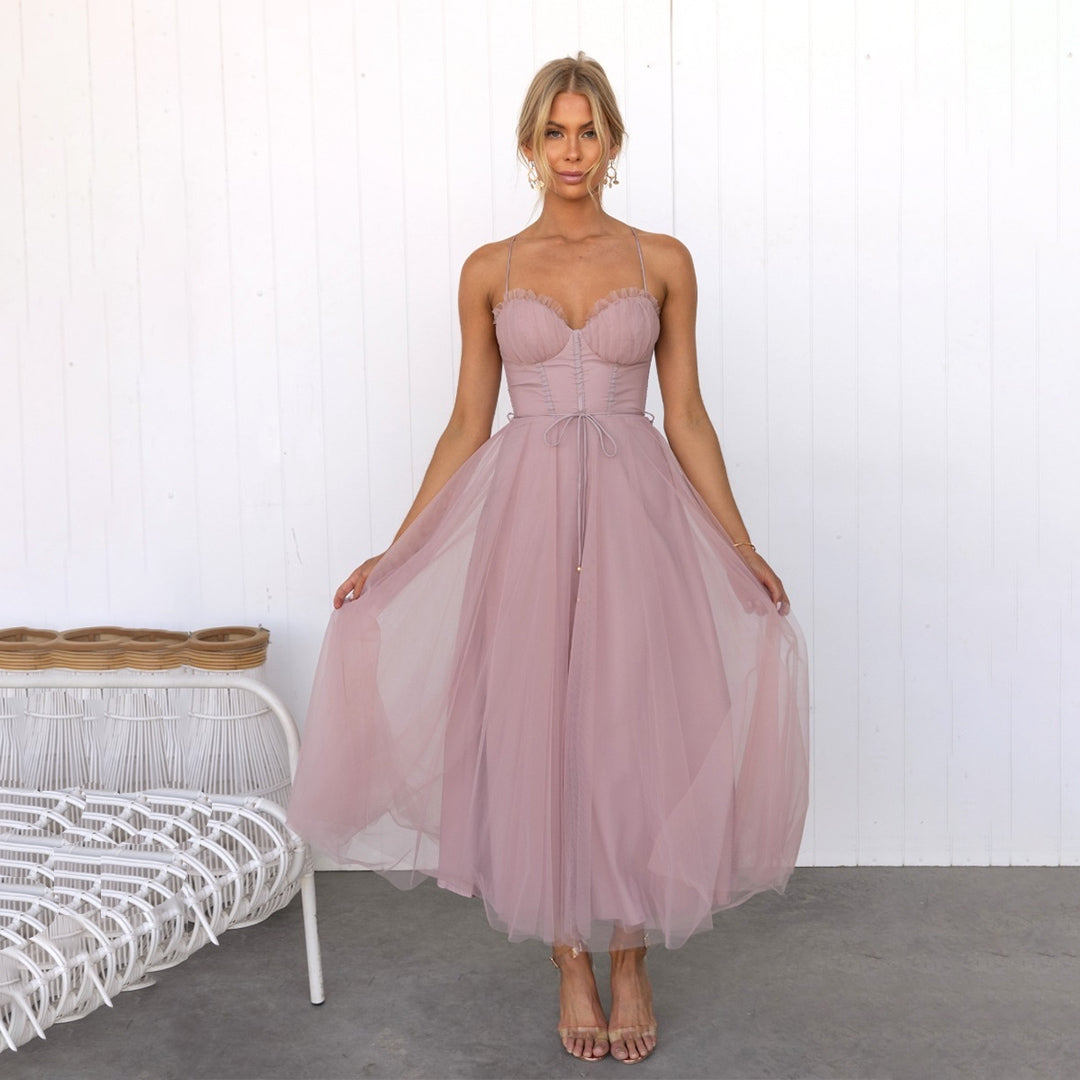 Franca – Elegancka sukienka midi o klasycznym kroju