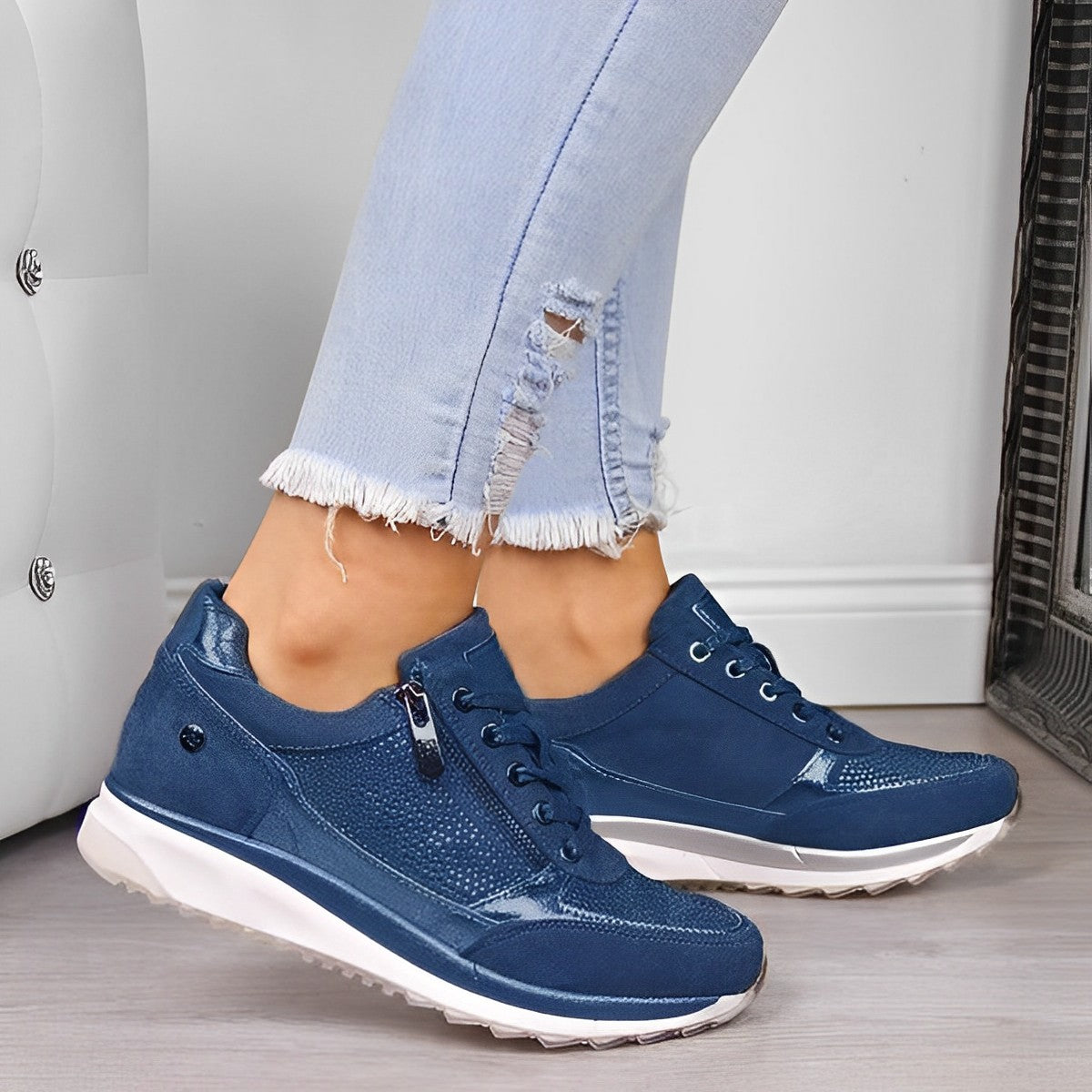 Pro Shoes – Sportowe sneakersy z praktycznym zamkiem