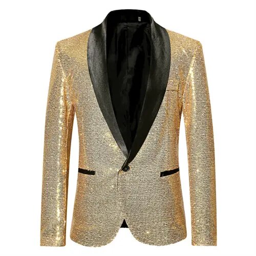 Calvin - Blazer z Cieniowanymi i Efektownymi Cekinami