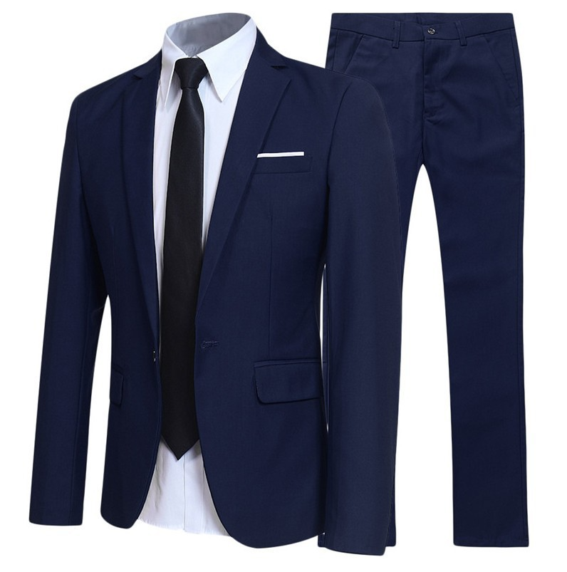 Brent - Stylowy Slim-Fit Garnitur dla Panów