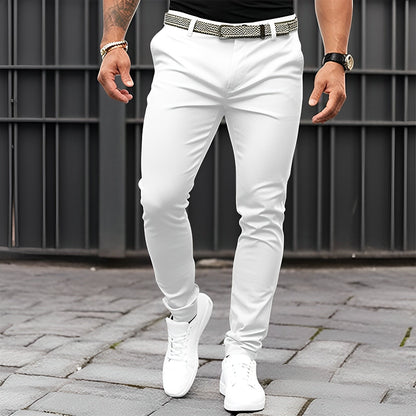 Jaron - Modne, luźne spodnie Slim-Fit dla panów