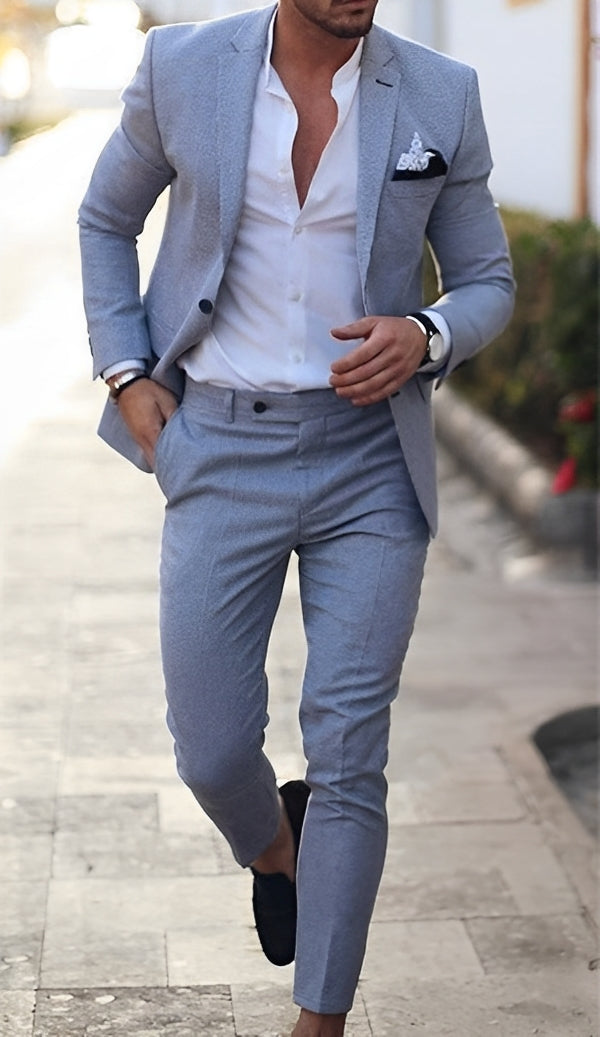 Gabriel - Stylowy Slim-Fit Garnitur dla Panów
