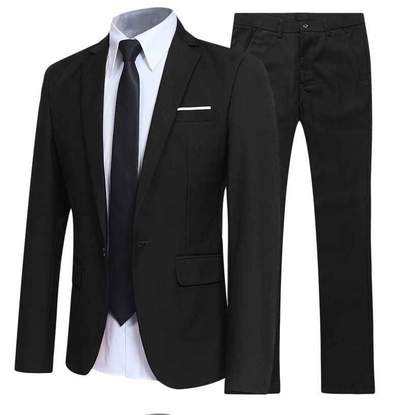 Brent - Stylowy Slim-Fit Garnitur dla Panów