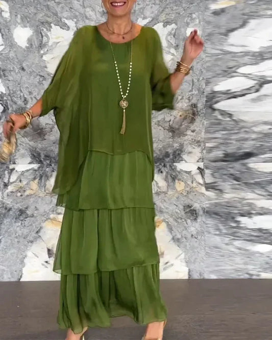 Evelyn - Elegancka Sukienka Szyfonowa