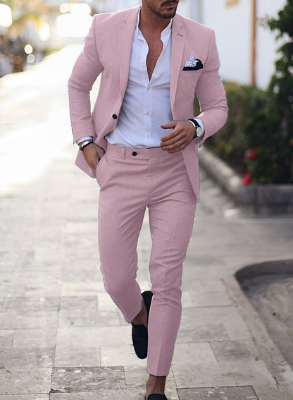 Gabriel - Stylowy Slim-Fit Garnitur dla Panów