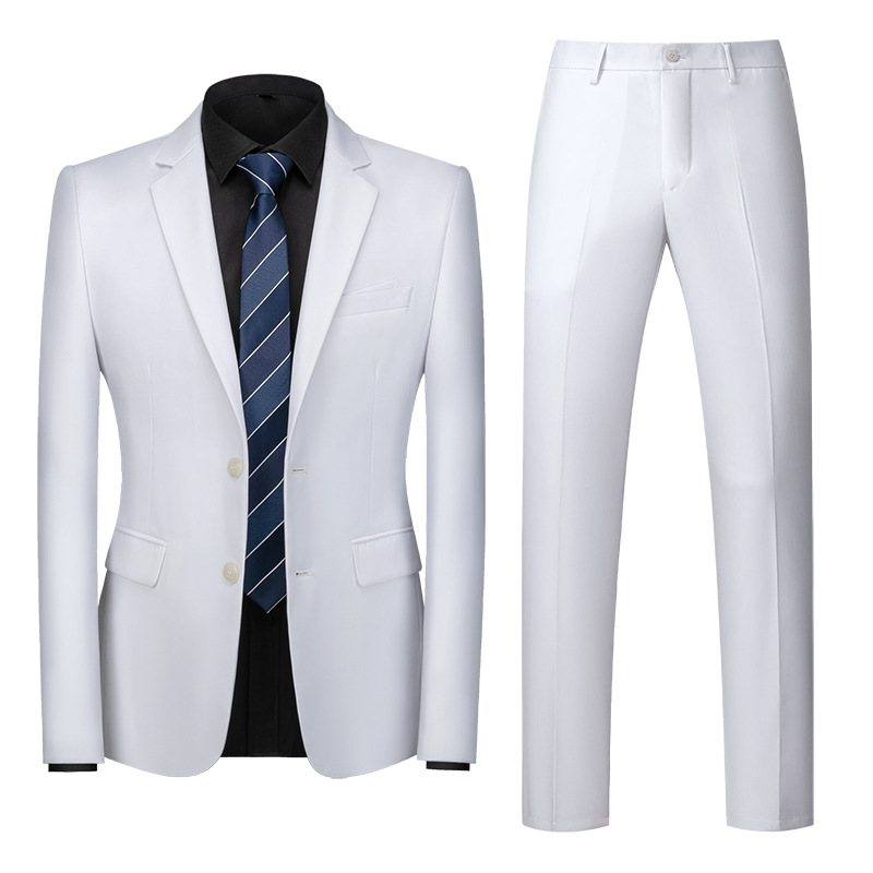 Brent - Stylowy Slim-Fit Garnitur dla Panów
