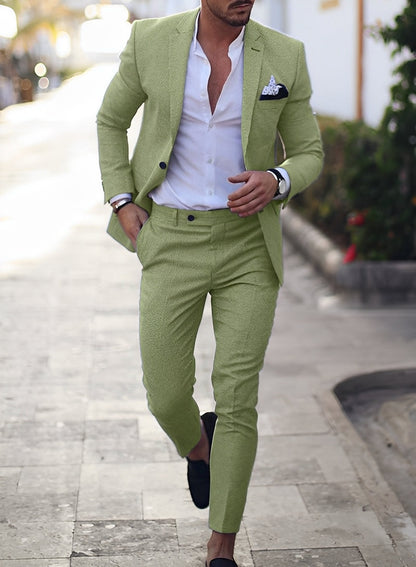 Gabriel - Stylowy Slim-Fit Garnitur dla Panów