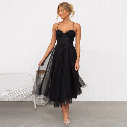 Franca – Elegancka sukienka midi o klasycznym kroju