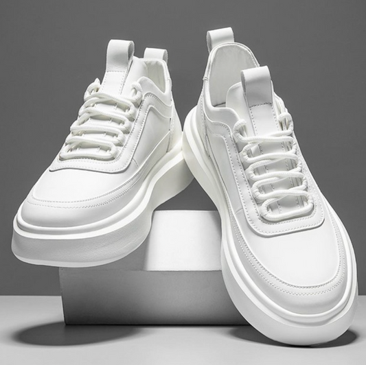 Tommy - Sneakers Białe Eleganckie