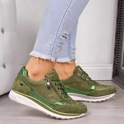 Livia – Sneakersy z zamkiem błyskawicznym z komfortową podeszwą