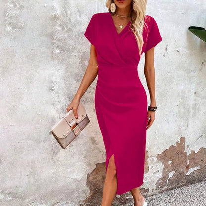 Fanny - Elegancka i swobodna damska sukienka midi