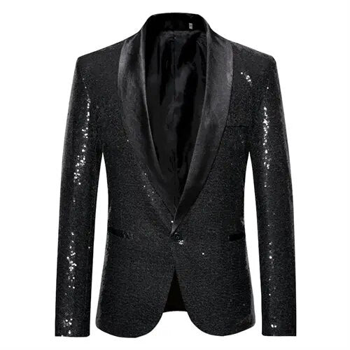 Calvin - Blazer z Cieniowanymi i Efektownymi Cekinami