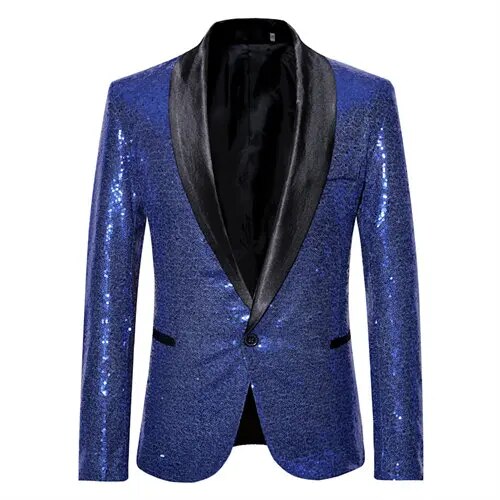 Calvin - Blazer z Cieniowanymi i Efektownymi Cekinami