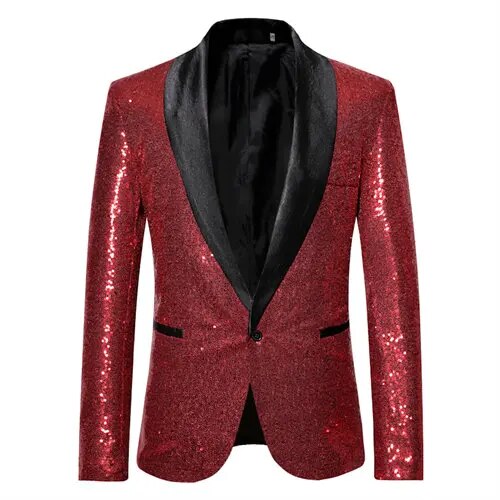 Calvin - Blazer z Cieniowanymi i Efektownymi Cekinami