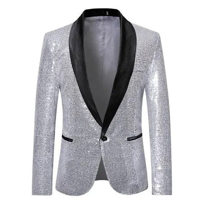 Calvin - Blazer z Cieniowanymi i Efektownymi Cekinami