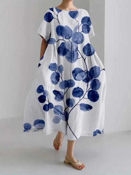 Mira - Sukienka Boho w Kwiaty Retro